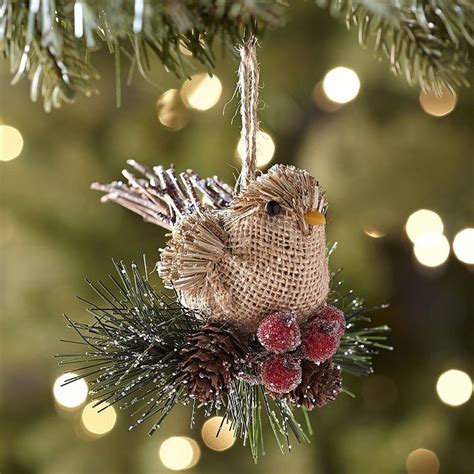 christmas tree decorations burlap|farmhouse burlap christmas ornaments.